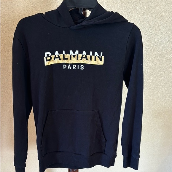 Balmain foil logo hoodie - Picture 2 of 7